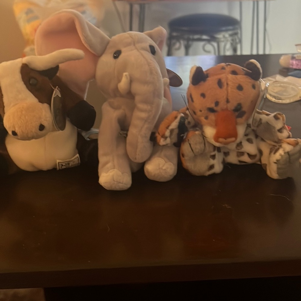 3 coca-cola beanie babies